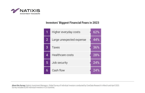 Investors' Biggest Financial Fears in 2023 (Graphic: Business Wire)