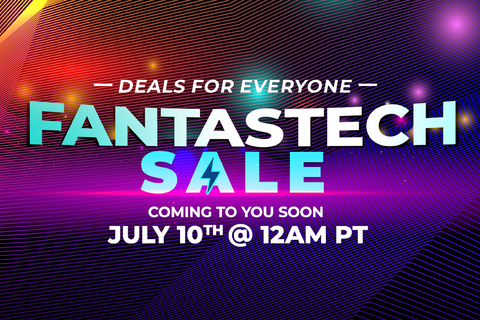 Newegg's FantasTech Sale with deals for all customers starts July 10. (graphic: Newegg)