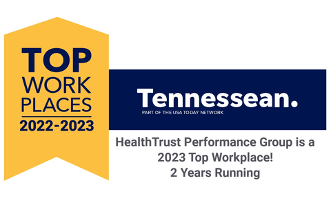 HealthTrust Repeats as Top Workplace in Middle Tennessee. (Graphic: Business Wire)