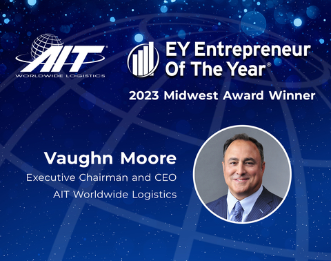 AIT's Executive Chairman and CEO, Vaughn Moore, is a 2023 EY Entrepreneur Of The Year® award winner in the Midwest region (Photo: Business Wire)