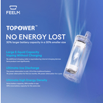 世界で最も多いパフ回数と充電不要を実現するバッテリー技術「TOPOWER」- 本物の使い捨て製品をドバイで展示