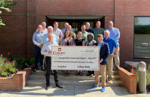 original Colony Bank contributes $195,000 to support nine Georgia schools through the Georgia GOAL Scholarship Program (Photo: Business Wire)
