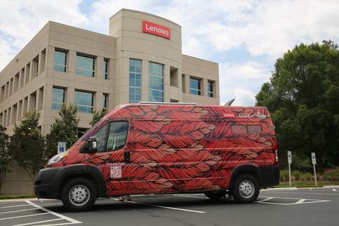 Van at Lenovo HQ (Photo: Business Wire)