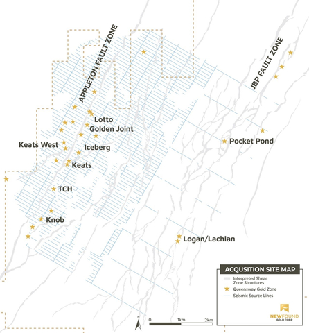 Figure 1: Region of Queensway Project covered by the Seismic Survey. (Graphic: Business Wire)