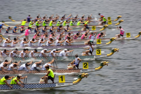 More than 160 teams of about 4,000 dragon boat athletes from ten countries and regions participated in the Hong Kong International Dragon Boat Races to compete for 17 titles in Victoria Harbour. (Photo: Business Wire)