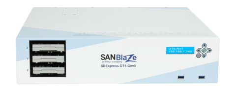 original SANBlaze SBExpress-DT5 (Graphic: Business Wire)