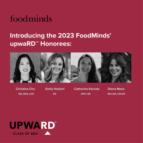 FoodMinds' 2023 upwaRD Winners (Graphic: FoodMinds)