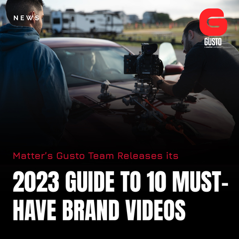 Matter's award-winning video team releases its top 10 must-have brand videos, helping companies engage audiences and create brand affinity at each stage of the buyer’s journey. (Photo: Business Wire)