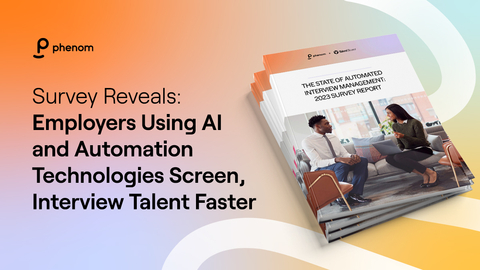 State of Automated Interview Management Report identifies opportunities to improve hiring efficiency with chatbots, AI scheduling and one-way interviews. (Graphic: Business Wire)