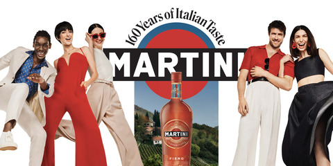 160 years of Italian taste’ draws inspiration from the legacy of MARTINI as a symbol of Italian style and culture. The campaign brings together the brand’s heritage and its vision for the future with imagery that illustrates how the brand is moving into a new era. (Photo: Business Wire)