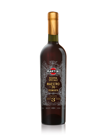 thumbnail MARTINI Maestro 36 is aged for 36 months to create an exceptional, super-premium expression of the classic vermouth. Created by MARTINI Master Blender, Beppe Musso, Maestro 36 captures 160 years of vermouth-making expertise in a limited edition of only 2,000 bottles. To celebrate the Italian hospitality industry’s support for MARTINI over 160 years, Maestro 36 is available exclusively in bars and restaurants in Italy. (Photo: Business Wire)