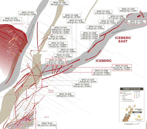 Figure 2. Iceberg-Iceberg East plan view map (Graphic: Business Wire)