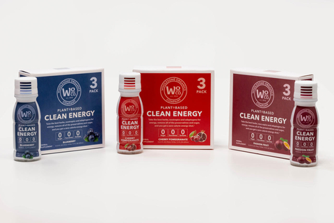 Clean Energy Shot is formulated with a unique blend of plant-based caffeine and adaptogens, including Ashwagandha, Lion’s Mane, Cordyceps and Rhodiola Rosea to enhance mental clarity, boost physical endurance, and promote overall well-being. (Photo: Business Wire)