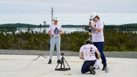 Arbalest Rocketry Prepares the Goose 3 for Launch on July 6th from Spaceport Nova Scotia (Photo: Business Wire)