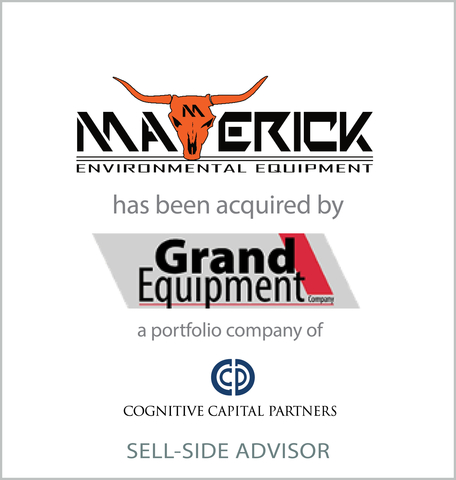D.A. Davidson & Co. announced today that it served as financial adviser to Maverick Environmental Equipment, LLC (“Maverick”) on its sale to Grand Equipment Company, LLC (“Grand”), a portfolio company of Cognitive Capital Partners, LLC (“Cognitive”). (Graphic: Business Wire)