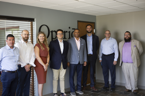 Operio Group Leadership with Rep. Marc Veasey in their Fort Worth corporate office. (Photo: Business Wire)