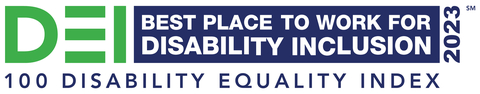 UNFI earns a top score of 100 in the 2022 Disability Equality Index®. (Graphic: Business Wire)