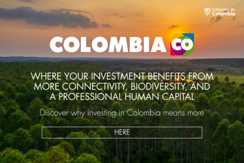thumbnail Colombia invites foreign investment, emphasizing sustainability, democracy, strategic location, and a thriving economy. Fertile lands, renewable energy focus, and skilled labor make Colombia an ideal destination for innovation and growth. (Photo: Business Wire)