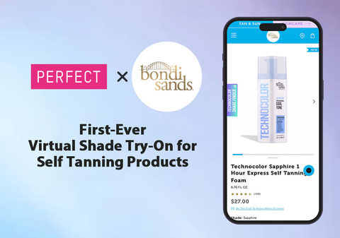 Perfect Corp. partners with Bondi Sands to deliver high-precision live AR & AI-powered virtual try-on technology for self tanning products. (Photo: Business Wire)