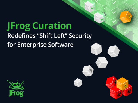 JFrog Curation Redefines "Shift Left" Security for Enterprise Software (Graphic: Business Wire)