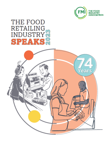 Food retailers and suppliers, facing formidable challenges with a changing workforce, inflation, supply chain hurdles, intense competition and shifting consumer buying habits, are investing in more creative and proactive approaches to future-proof their businesses, according to FMI—The Food Industry Association’s annual comprehensive research analysis The Food Retailing Industry Speaks 2023. (Graphic: Business Wire)
