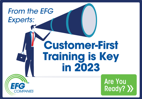 While EFG Companies sees some market strength and positive economic and consumer trends, auto dealer and powersports principals, agents, and lenders should stay strategically focused on customer-first sales methods and employee training to sustain profitability in the second half of 2023. (Graphic: Business Wire)