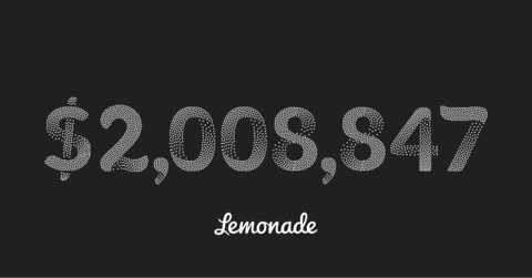 The 2023 Lemonade Giveback. (Graphic: Lemonade)