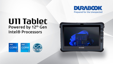 Durabook U11 Rugged Tablet now has the latest 12th Gen Intel® CPU and architectural innovations with processing speeds up to 225% faster than prior release. (Photo: Business Wire)