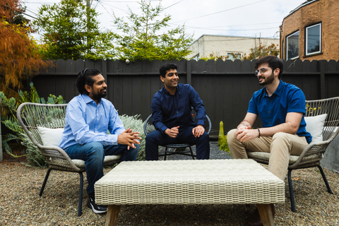 original Speedy Co-founders - Ranti Dev Sharma, Jatin Mehta and Ayush Jasuja (left to right). (Photo: Business Wire)
