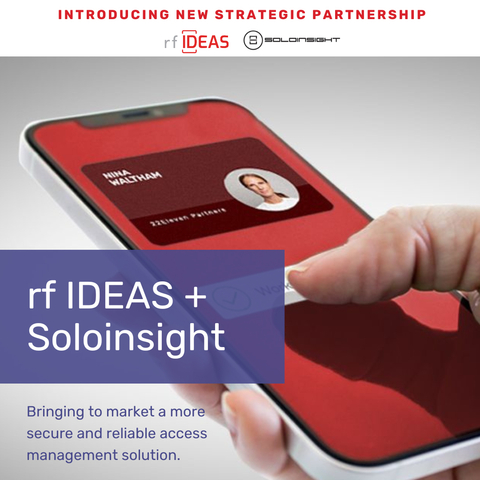 original Strategic Partner Announcement for rf IDEAS and Soloinsight (Photo: Business Wire)