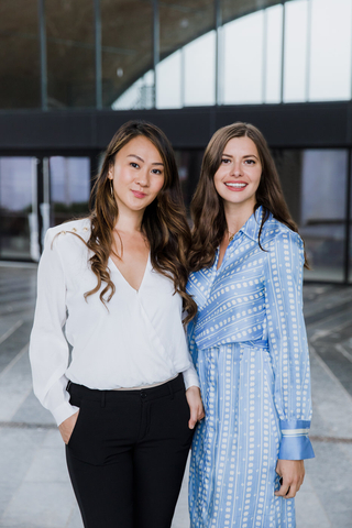 Vivi Cahyadi Himmel, CEO and co-founder (left) and Karolina Saviova, chief operating officer and co-founder. (Photo: Business Wire)