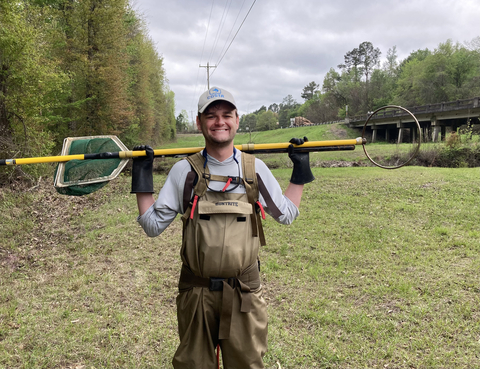 Patrick Lewis is the first recipient of the Yamaha Rightwaters Conservation Scholarship. Lewis plans to become a professional fisheries biologist at the state or federal level. (Photo: Business Wire)