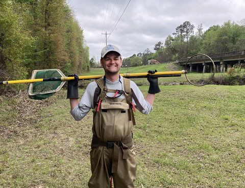 original Patrick Lewis is the first recipient of the Yamaha Rightwaters Conservation Scholarship. Lewis plans to become a professional fisheries biologist at the state or federal level. (Photo: Business Wire)