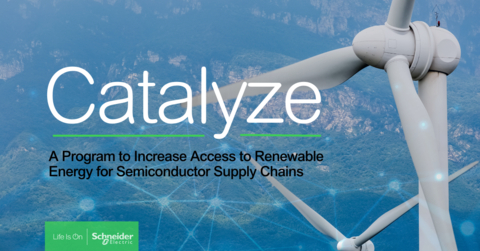 Schneider Electric Partners with Intel and Applied Materials to Help Decarbonize the Semiconductor Value Chain with New Catalyze Program (Graphic: Business Wire)