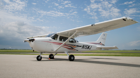 Coming in 2024, customers of Cessna's high-wing piston aircraft lineup will enjoy a range of new high tech standard features and sleek interior design options including modern and comfortable seating, updated instrument panels and new exterior paint styles. (Photo: Business Wire)