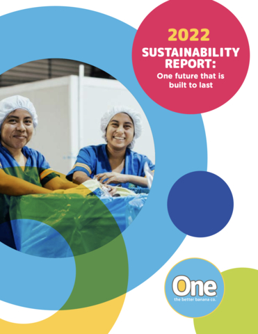 One Banana Sustainability Report 2022 details the company's structure, governance, strategy, and management, with a specific focus on the material issues identified. Over the past year, One Banana has worked on environmental, social, and governance topics relevant to the business. (Photo: Business Wire)