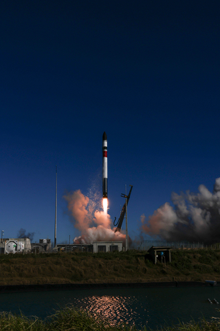 Rocket Lab's 39th Electron mission, Baby Come Back, takes to the skies. (Photo: Business Wire)
