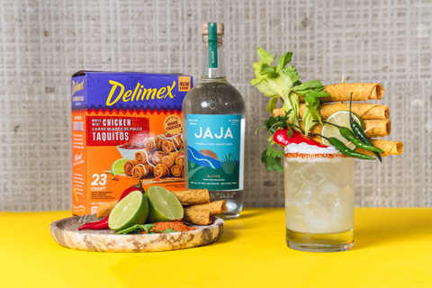 DELIMEX® Taquitos and JAJA™ Tequila Introduce Limited-Edition, Never-Before-Seen Taquito-rita For National Tequila Day (Photo: Business Wire)
