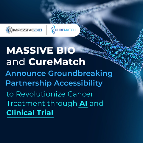 Massive Bio and CureMatch Announce Groundbreaking Partnership to Revolutionize Cancer Treatment through AI and Clinical Trial Accessibility (Graphic: Business Wire)