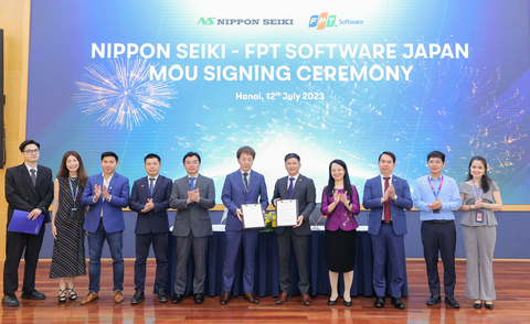 FPT Software and Nippon Seiki signed an MOU on July 12 in Hanoi, Vietnam (Photo: Business Wire)