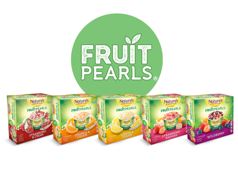 New Fruit Pearls® Brand Gains National Distribution Across Major Grocers (Photo: Business Wire)