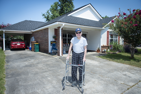 original The Federal Home Loan Bank of Dallas and The First Bank provided nearly $10,000 to assist a Mississippi homeowner impacted by Hurricane Ida with replacing a roof. (Photo: Business Wire)