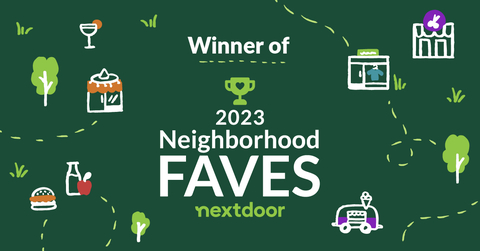 2023 Nextdoor Neighborhood Faves Winners (Graphic: Business Wire)