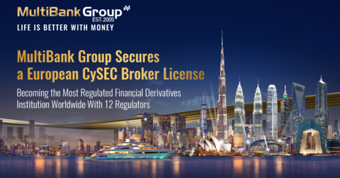 MultiBank Group consigue la licencia europea de agente de bolsa CySEC y, al estar sujeta a 12 reguladores, se convierte en la entidad de derivados financieros más regulada del mundo