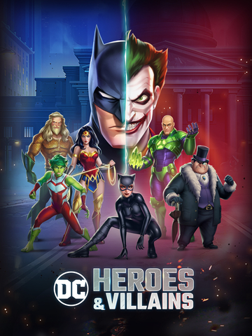 Announcing DC Heroes & Villains, an epic puzzle RPG by Jam City, launching worldwide today for iOS and Android. (Graphic: Business Wire)