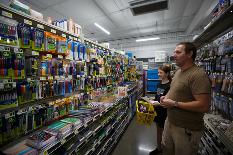 Dollar General offers some of the most trusted national brands for back-to-school shoppers including Crayola®, BIC®, Elmer’s® and more as well as several private brands like iMagine and Office Hub that offer a 100 percent satisfaction guarantee. (Photo: Business Wire)