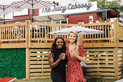 Tomeka Bryant, left, and Ailsa von Dobeneck, co-owners of The Juicy Caboosy in Long Beach, Mississippi, received a $59,000 Small Business Boost loan from the Federal Home Loan Bank of Dallas through Renaissance Community Loan Fund. (Photo: Business Wire)