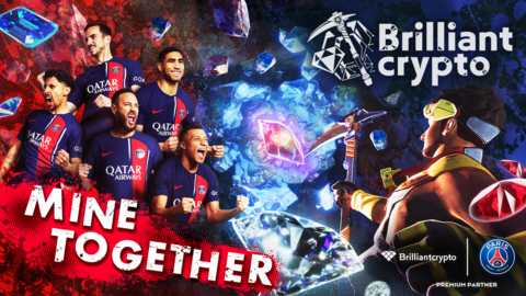 original Brilliantcrypto has partnered with Paris Saint-Germain F.C. (Graphic: Business Wire)