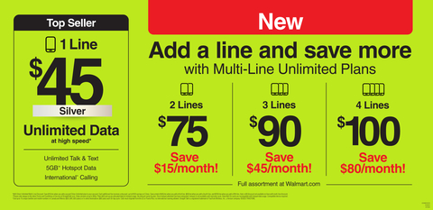 Straight Talk's multiline plans offer unlimited data on Verizon’s award-winning network at some of the lowest rates in the market. Unlike most wireless carriers, Straight Talk family plans do not require autopay for the best rates, giving customers flexibility on where and how they pay. (Graphic: Business Wire)