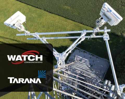 Watch Communications and Tarana announced today the deployment of Gigabit 1 (G1), Tarana's next-generation fixed wireless access (ngFWA) platform, to deliver fiber-class internet service to an estimated 1.4 million households and businesses across Ohio, Illinois, Indiana, and Kentucky. (Graphic: Business Wire)